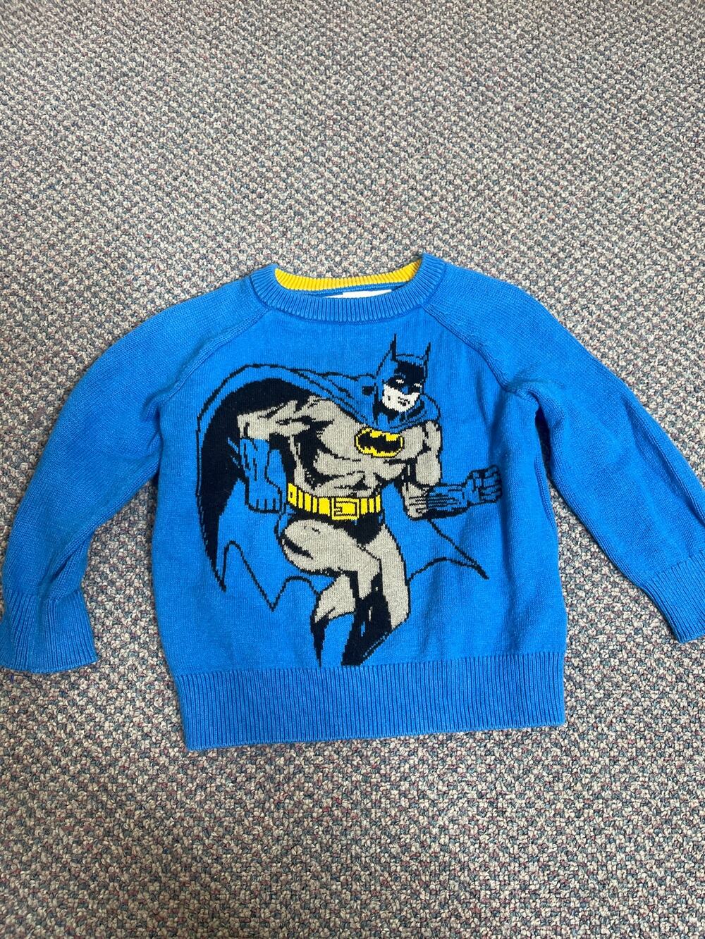 Baby Gap Junk Food Batman Sweater 12-18 months